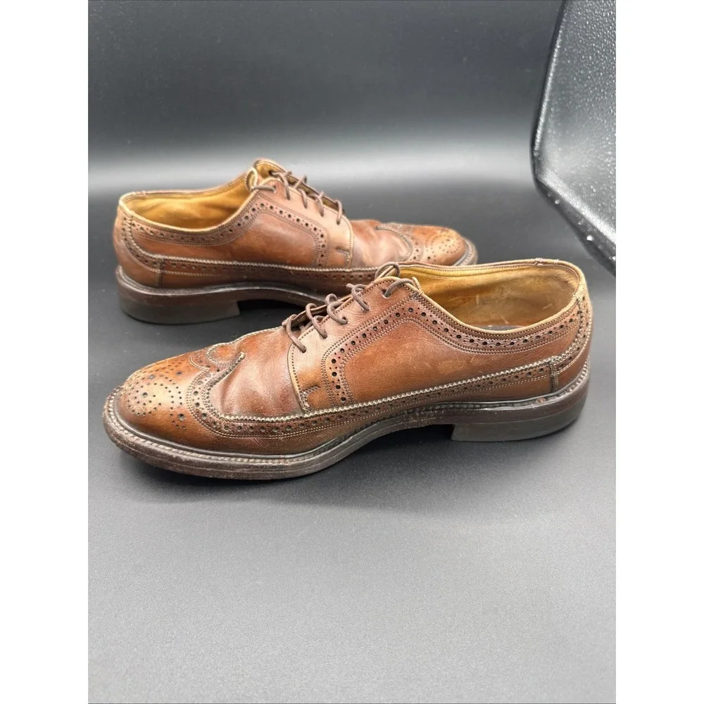 FLORSHEIM Imperial Quality Leather Wingtip Oxford Dress Shoes Men's Size 7.5D